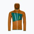 Pánska trekingová mikina Ortovox Fleece Grid Hoody brown 87211 9