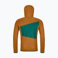 Pánska trekingová mikina Ortovox Fleece Grid Hoody brown 87211 10