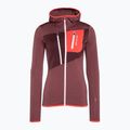 Dámska trekingová mikina Ortovox Fleece Grid Hoody červená 87201 6
