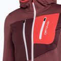 Dámska trekingová mikina Ortovox Fleece Grid Hoody červená 87201 8