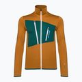 Pánska trekingová mikina Ortovox Fleece Grid hnedá 87212