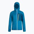 Pánska hybridná bunda ORTOVOX Swisswool Piz Duan modrá 6132700039