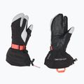 Dámske lyžiarske rukavice ORTOVOX Merino Freeride 3 Finger black raven