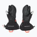 Dámske lyžiarske rukavice ORTOVOX Merino Freeride 3 Finger black raven 2