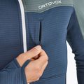 Pánska mikina ORTOVOX Fleece Light Grid Hooded deep ocean 4