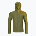 Pánska mikina ORTOVOX Fleece Light Grid Hooded wild herbs