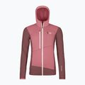 Dámska mikina ORTOVOX Fleece Grid Hoody mountain rose