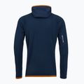 Pánska mikina ORTOVOX Fleece Grid Hoody deep ocean 2