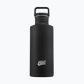 Turistická fľaša Esbit Sculptor z nerezovej ocele 750 ml čierna