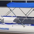 Strieška pre pontóny Viamare Bimini modrá 1126071