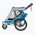 Qeridoo Speedkid2 dvojmiestny príves na bicykel modrý Q-SK2-21-P 8