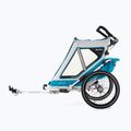 Qeridoo Speedkid2 dvojmiestny príves na bicykel modrý Q-SK2-21-P 9