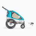 Qeridoo Sportrex1 príves na bicykel pre jednu osobu modrý Q-SR1-21-P 3