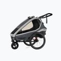 Qeridoo Kidgoo 1 príves na bicykel sivý Q-KDG1-22-SG