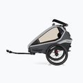 Qeridoo Kidgoo 1 príves na bicykel sivý Q-KDG1-22-SG 2