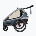 Qeridoo Kidgoo 1 príves na bicykel sivomodrý Q-KDG1-22-NB 2