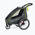 Qeridoo Qupa 1 príves na bicykel pre jednu osobu sivo-žltý Q-QUP1-22-LI