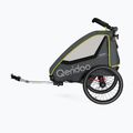 Qeridoo Qupa 1 príves na bicykel pre jednu osobu sivo-žltý Q-QUP1-22-LI 2