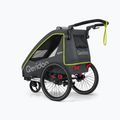 Qeridoo Qupa 1 príves na bicykel pre jednu osobu sivo-žltý Q-QUP1-22-LI 4