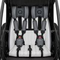 Qeridoo Sportrex 2 LE dvojmiestny príves na bicykel žltý Q-SPR2-22-LG 4