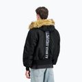 Pánska bunda Alpha Industries 45/P Hooded Custom Bomber black/reflective 3