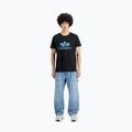 Pánske polo tričko  Alpha Industries Basic black/blue 2