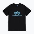 Pánske polo tričko  Alpha Industries Basic black/blue 5