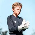Detské brankárske  rukavice T1TAN Classic 1.0 White-Out Junior FP white 3