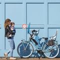 Zadný nosič na bicykel URBAN IKI modrý U-213907 9