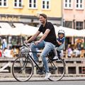 Zadné rámové sedadlo na bicykel URBAN IKI modré U-214003 9
