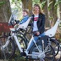 URBAN IKI sedadlo na zadný rám bicykla biele U-214058 9