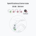 Urban Iki U-me béžovo-čierne sedadlo na bicykel 3