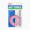 Obaly na bedmintonové rakety YONEX AC 102 EX 3 ks francúzske ružové