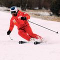 Pánske lyžiarske nohavice Descente Swiss mandarin orange 12