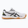 Pánska squashová obuv ASICS Upcourt 5 white / safety yellow 2