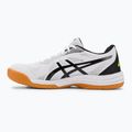 Pánska squashová obuv ASICS Upcourt 5 white / safety yellow 3