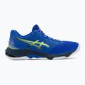 ASICS Netburner Ballistic FF 3 pánska volejbalová obuv illusion blue / glow yellow 2