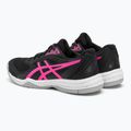 Dámska squashová obuv ASICS Upcourt 5 black / hot pink 3