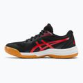 Pánska squashová obuv ASICS Upcourt 5 black / classic red 3