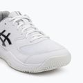 Pánske tenisové topánky ASICS Gel-Dedicate 8 Clay white/black 7