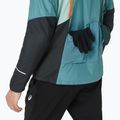 Pánska zimná bežecká bunda ASICS foggy teal/graphite grey 8