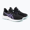 Detská bežecká obuv ASICS Jolt 4 GS black/cyber grape 5