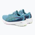 ASICS Gel-Kayano 30 dámska bežecká obuv gris blue/lime green 4