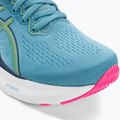ASICS Gel-Kayano 30 dámska bežecká obuv gris blue/lime green 8