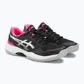 Dámska squashová obuv ASICS Gel-Court Hunter 3 black / white 4