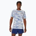 Pánske bežecké tričko ASICS Metarun Shibori Top brich/blue expanse