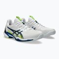 Pánska tenisová obuv ASICS Solution Speed FF 3 Clay white/mako blue 10