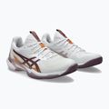 Dámska tenisová obuv ASICS Solution Speed FF 3 Clay white/dusty mauve 10