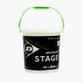 Detské tenisové loptičky Dunlop Stage 1 6 ks zelené 61342