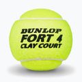 Tenisové loptičky Dunlop Fort Clay Court 4B 2025 3
